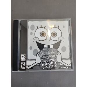 SpongeBob SquarePants: Operation Krabby Patty (PC, 2001) Game tested working